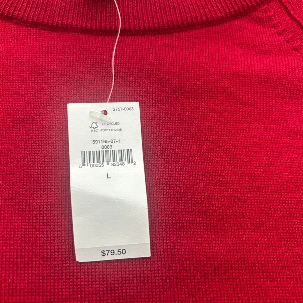 Banana Republic Italian Merino Wool Sweater Mens Large Crewneck Old Money Quiet